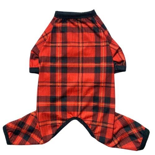 Gedyco Ekoseli Penye Orta Irk Köpek Tulumu