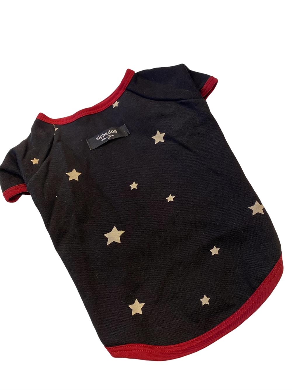 Alphadog Black Stars içi Polar Küçük Irk Köpek Sweatshirtü (2 kg-10 kg arasına uygun)