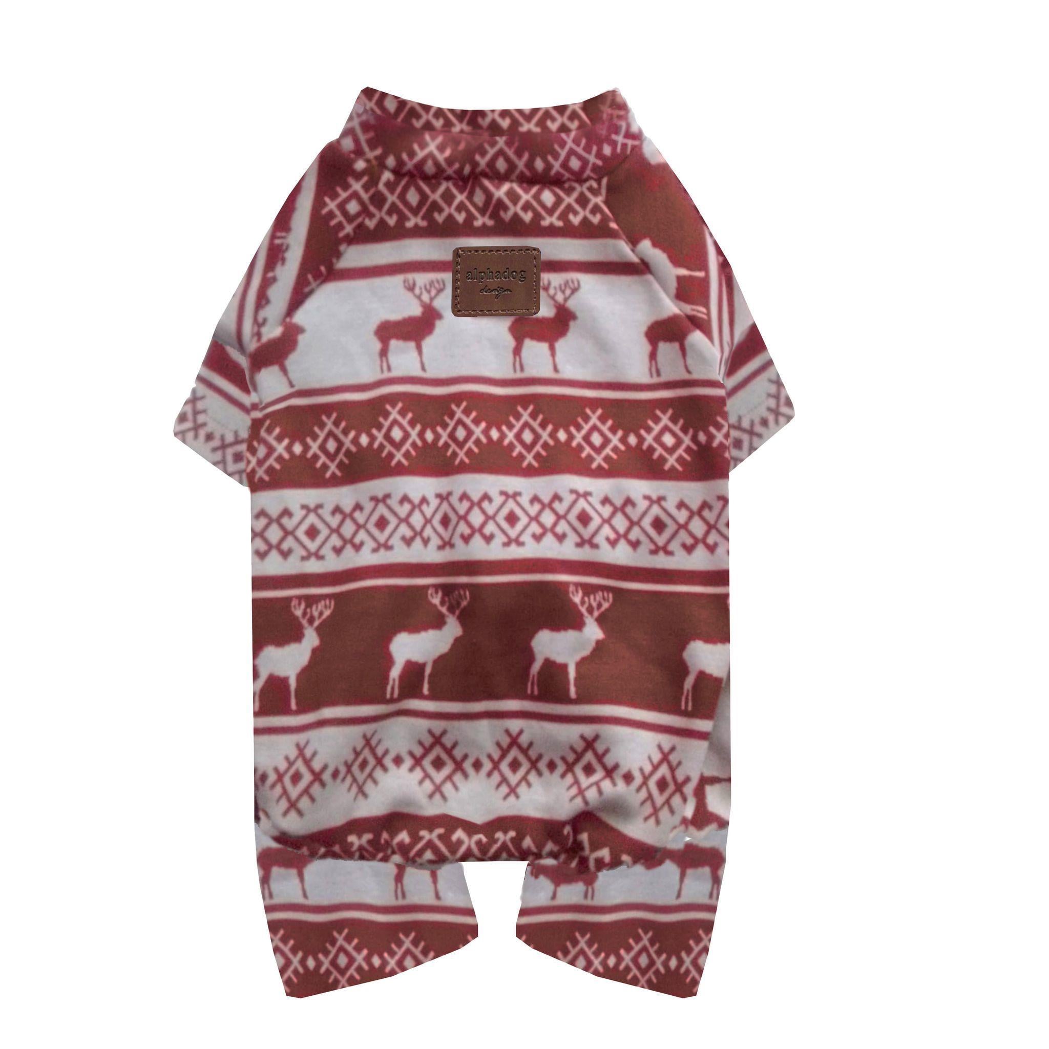 Alphadog Geyikli Kahve Küçük Irk Köpek Tulumu