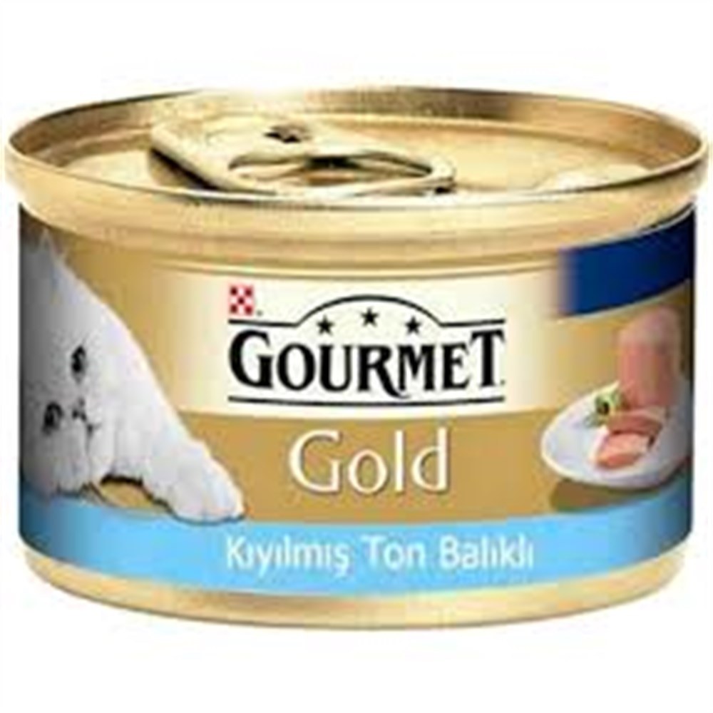 Gourmet Gold Kıyılmış Ton Balıklı Yetişkin Kedi Konservesi 85 gr