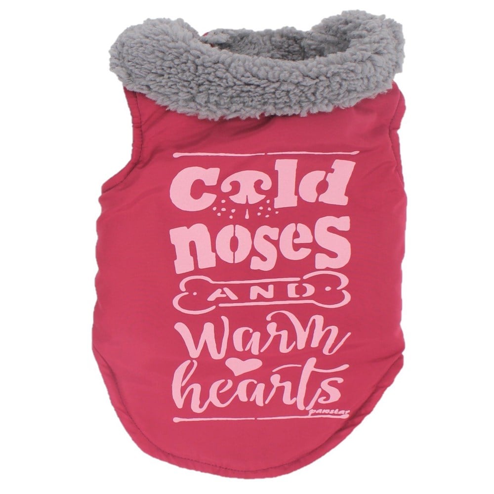 Pawstar içi Kürklü, Cold Noses Küçük Irk Köpek Montu Bordo