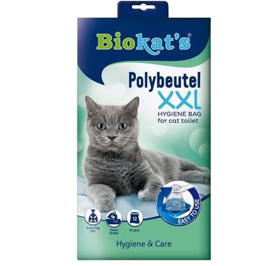 Biokats Kedi Kumu Hijyen Torbası XXL 12li