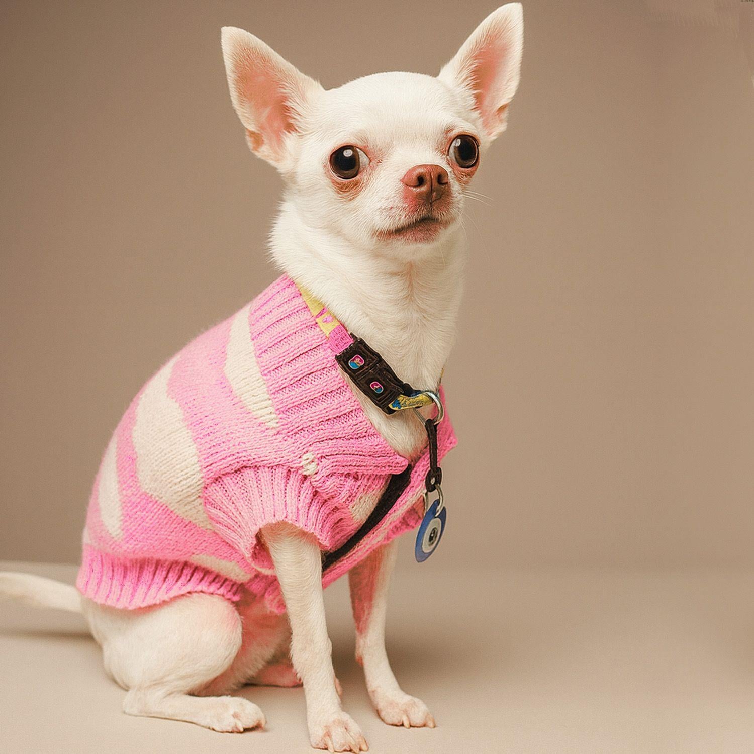 Alphadog Heaven Pink Küçük Köpek Kazağı