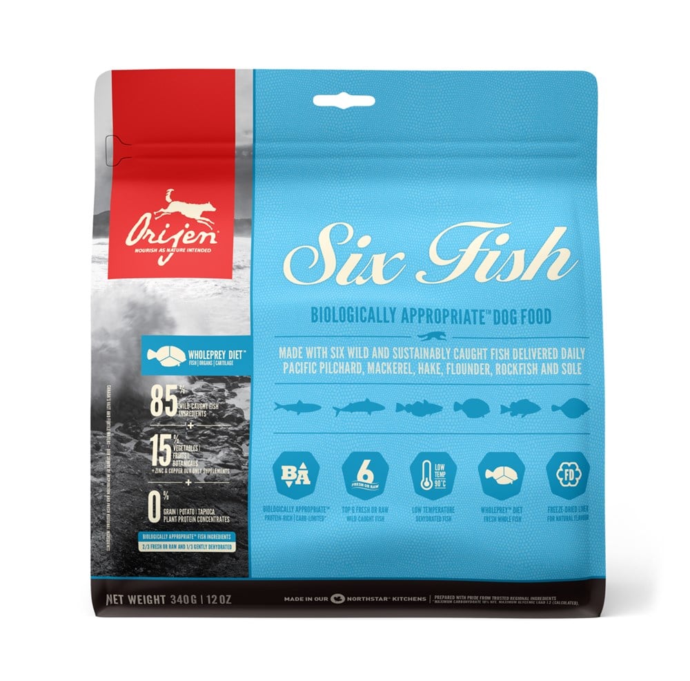 Orijen Six Fish 6 Balıklı 340 gr Tahılsız Köpek Maması
