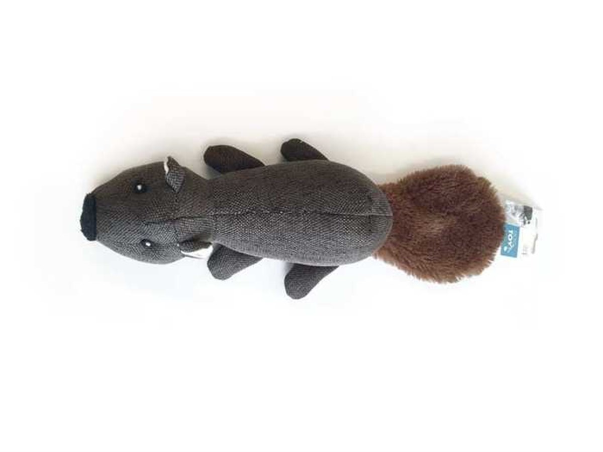 M-Pets Peluş Sincap Sesli Köpek Oyuncagı 36x14x8 Cm