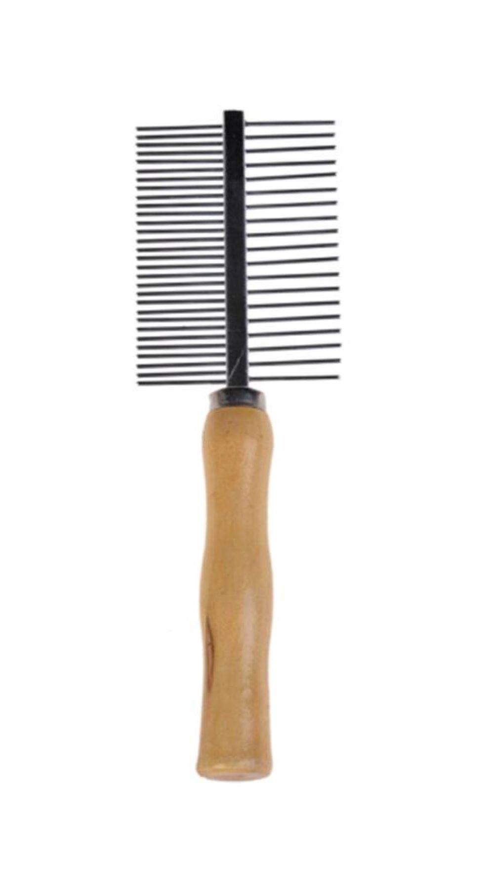Zampa Çift Taraflı Kıtık Açıcı Metal Tarak 17 cm x 5 cm