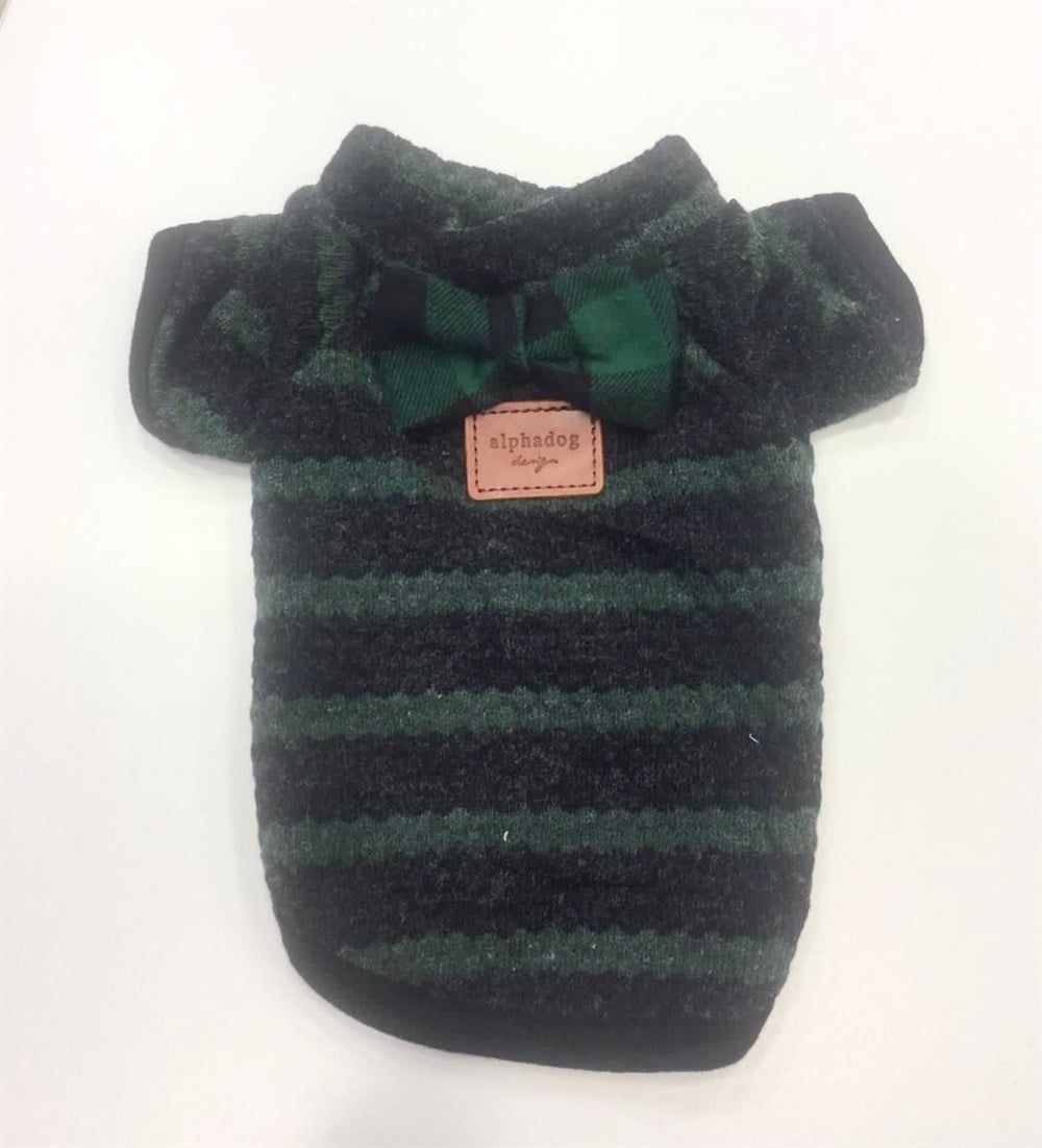 Alphadog Yeşil Fiyonklu Kazak