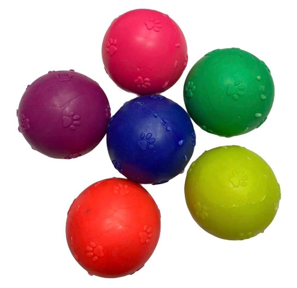 Termoplastik Kauçuk Top Köpek Oyuncağı Çap: 6 cm (1 Adet)