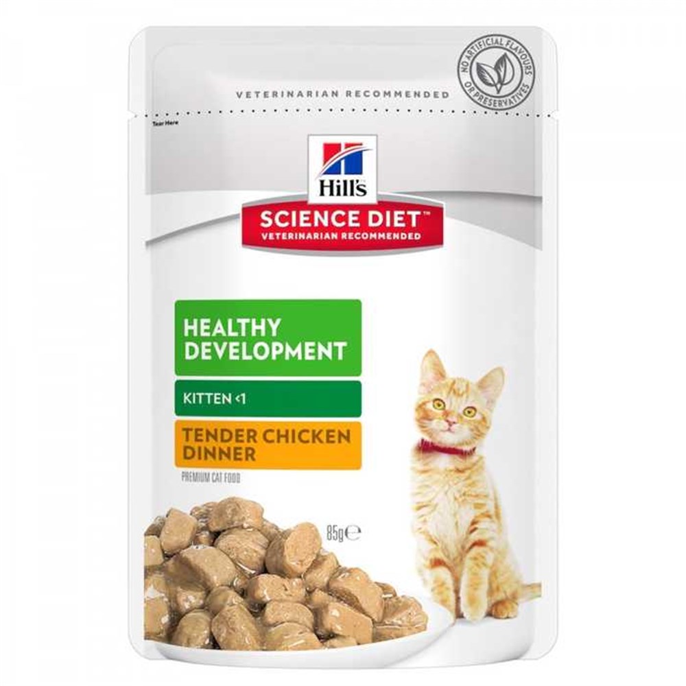 Hills Science Plan Kitten Tavuklu Yavru Kedi Konservesi 85 gr