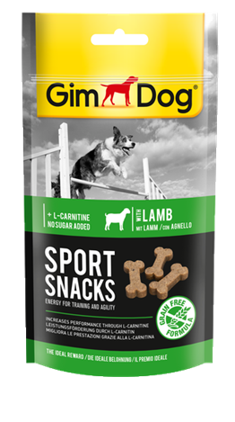 Gimdog Sportsnacks Kuzu Etli Tahılsız Köpek Ödül Tableti 60 gr