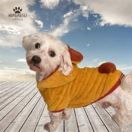 Gedyco Caramel Bear Peluş Küçük Irk Köpek Sweatshirtü (1,5 kg - 8 kg arası köpeklere uygundur)