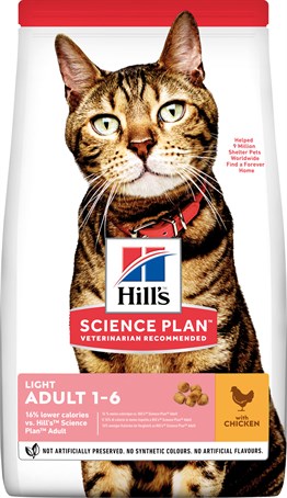 Hills Science Plan Light 1,5 kg Tavuklu Diyet Yetişkin Kedi Maması