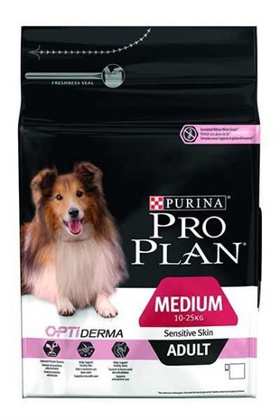 Pro Plan Adult Sensitive Skin 3 kg Somonlu Hassas Deri Yetişkin Köpek Maması