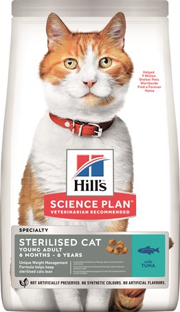 Hills Science Plan 10 kg Ton Balıklı Kısırlaştırılmış Yetişkin Kedi Maması