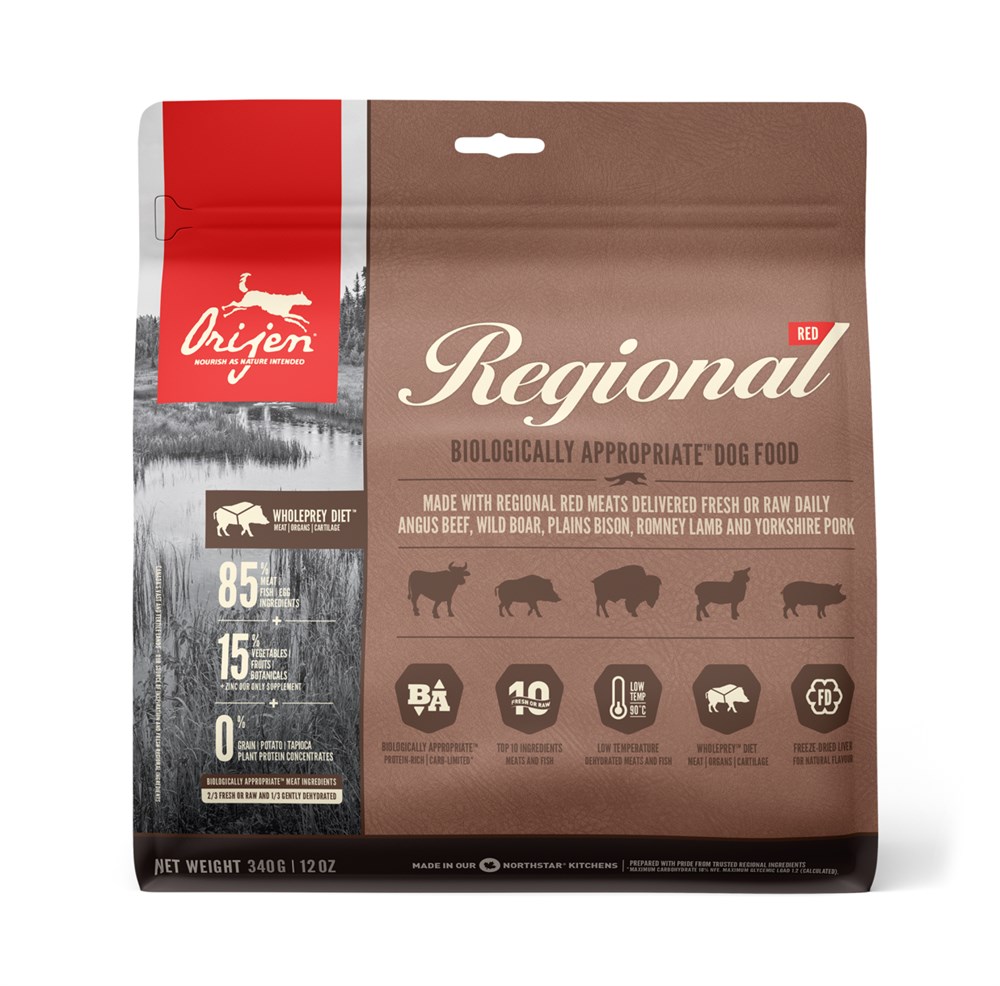 Orijen Regional Red 340 gr Tahılsız Köpek Maması