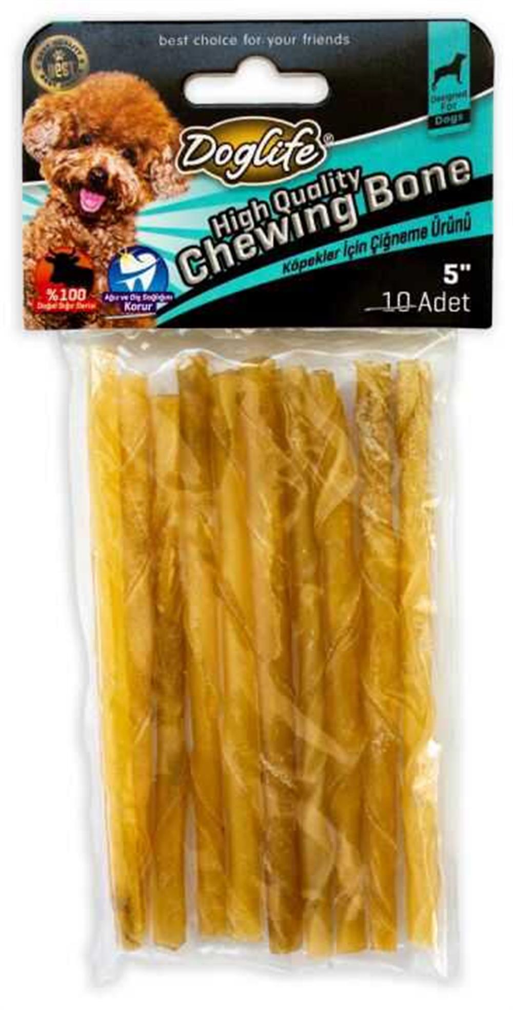 Doglife Naturel Burgu Çubuk 10'lu 12 cm 5 gr
