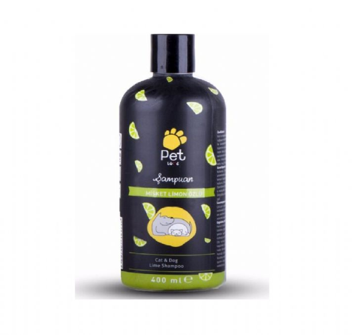 Pet Love Kedi ve Köpekler için Misket Limonlu Şampuan 400 ml