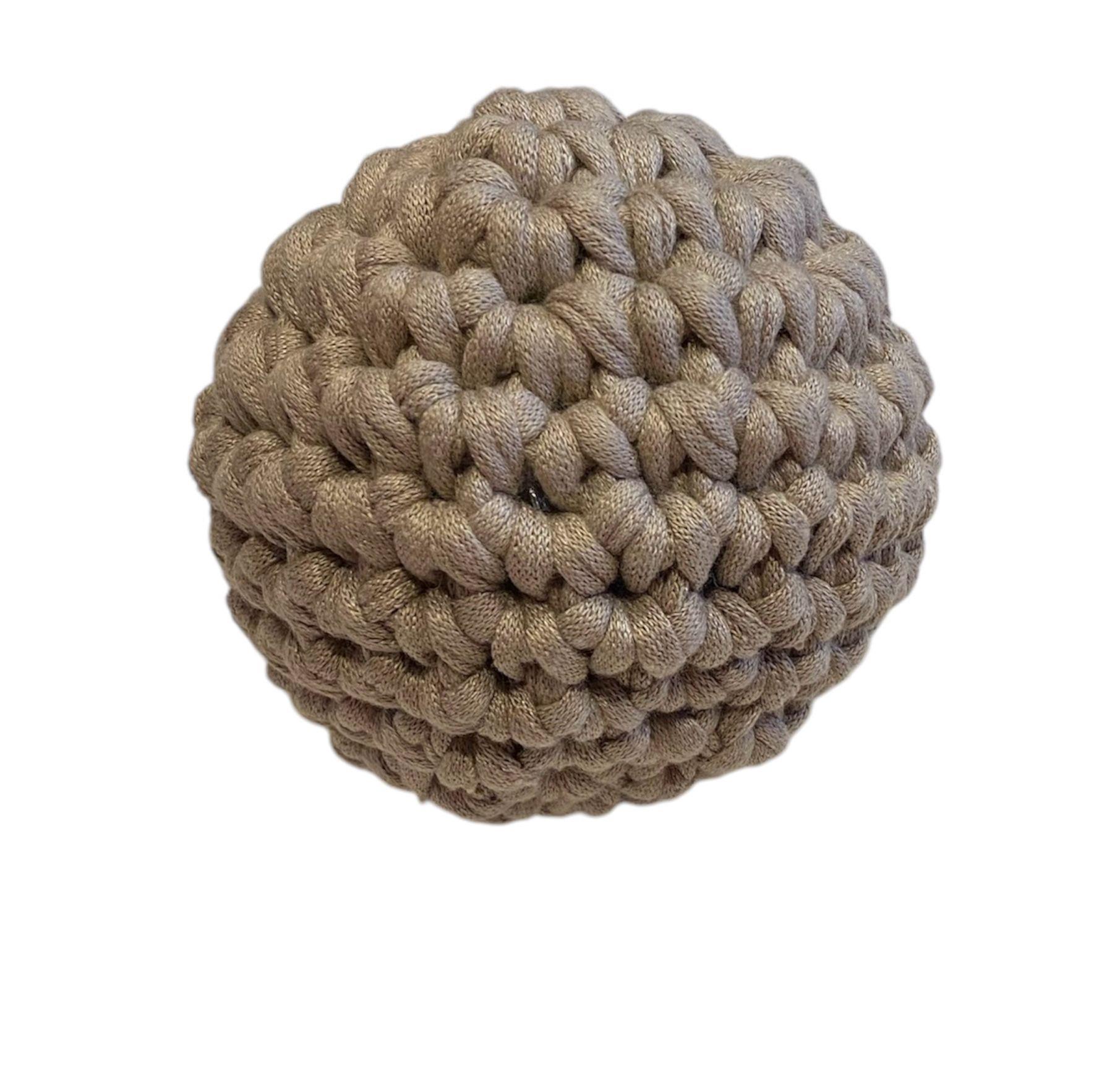 Örgü Amigurumi Top Kedi Köpek Oyuncağı 9 cm