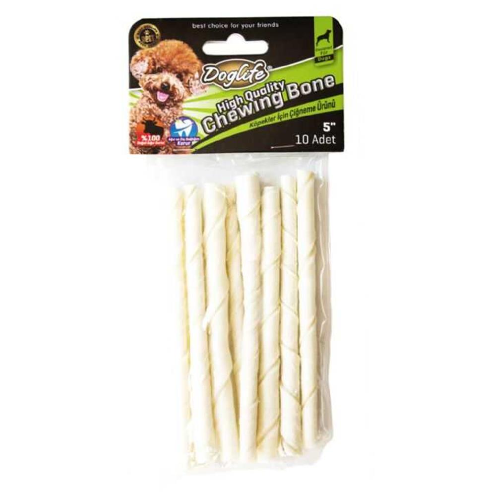 Doglife Beyaz Burgu Çubuk 10'lu 12 cm 5 gr