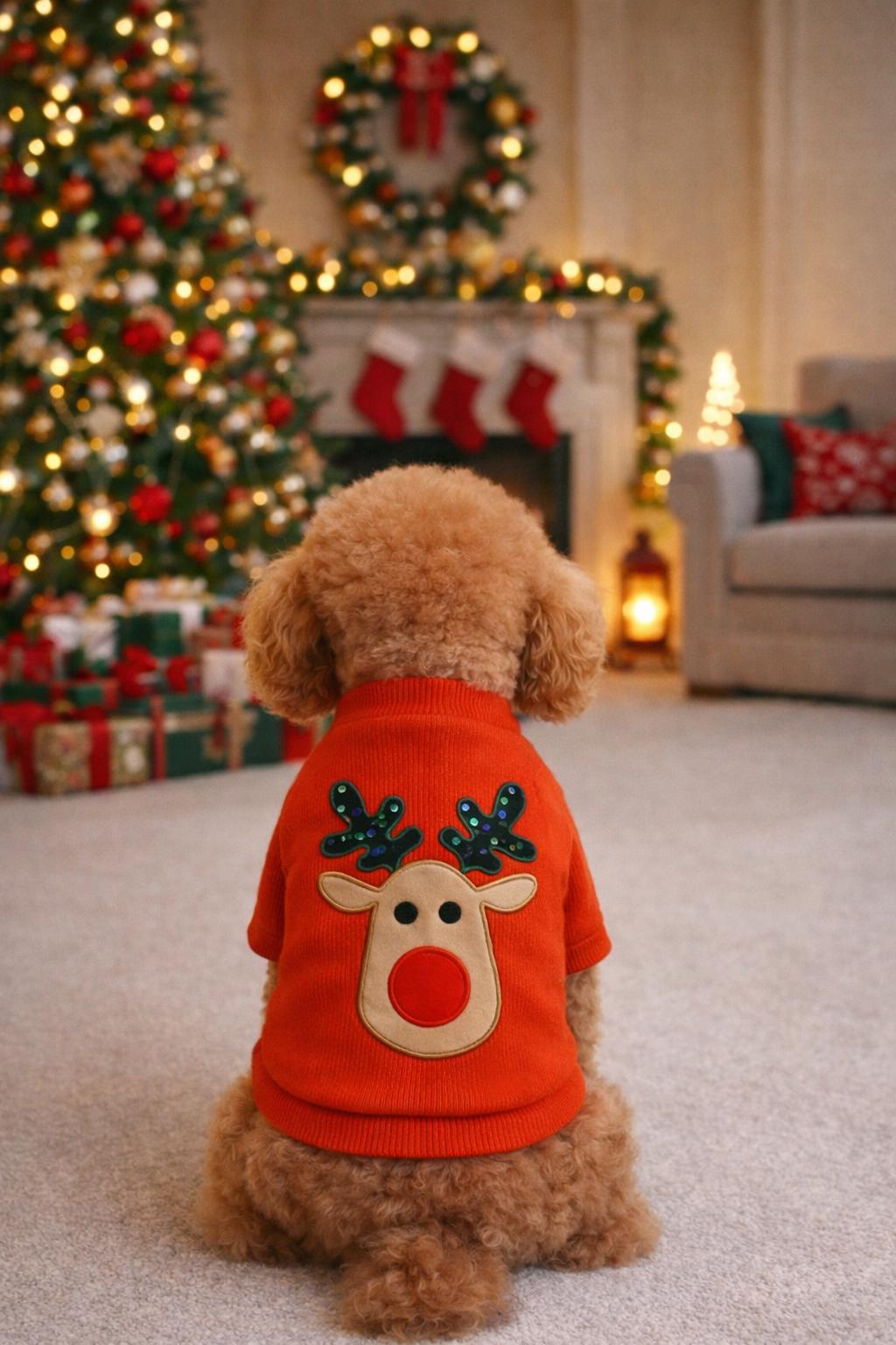 Gedyco Rudolf Küçük Irk Köpek Likralı Sweatshirt