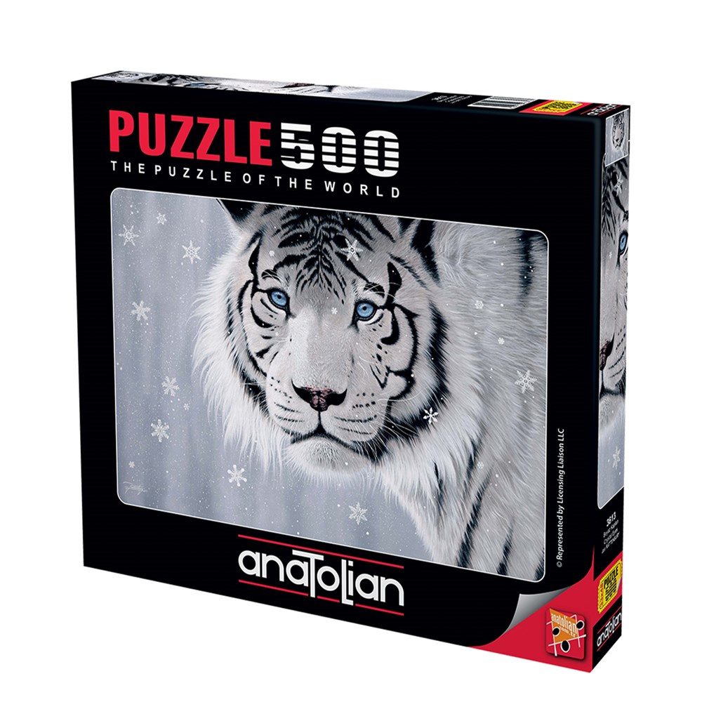 Beyaz Kaplan Puzzle 500 Parça