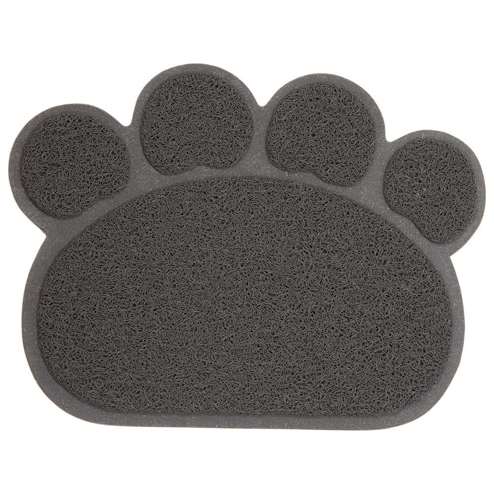 Pati Şekilli Kedi Kumu Paspası Gri 60 x 45 cm