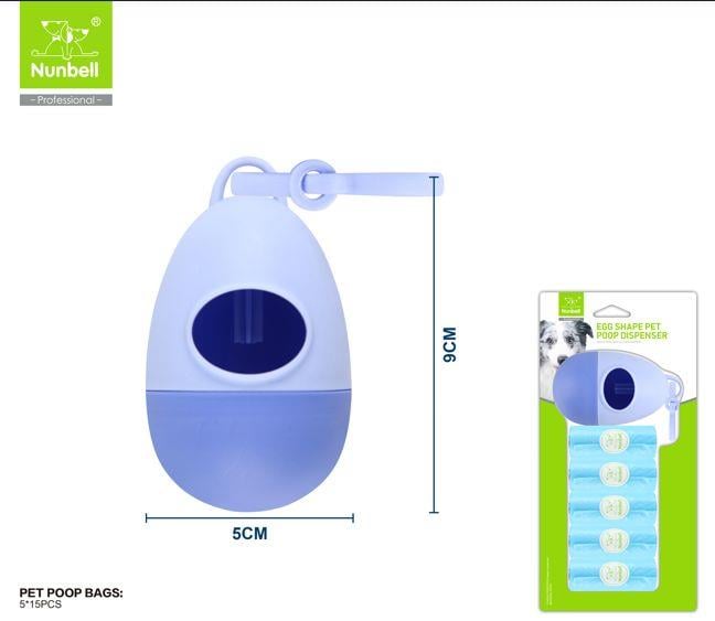 Nunbell Tuvalet Poşet Kutusu + 5 Rulo