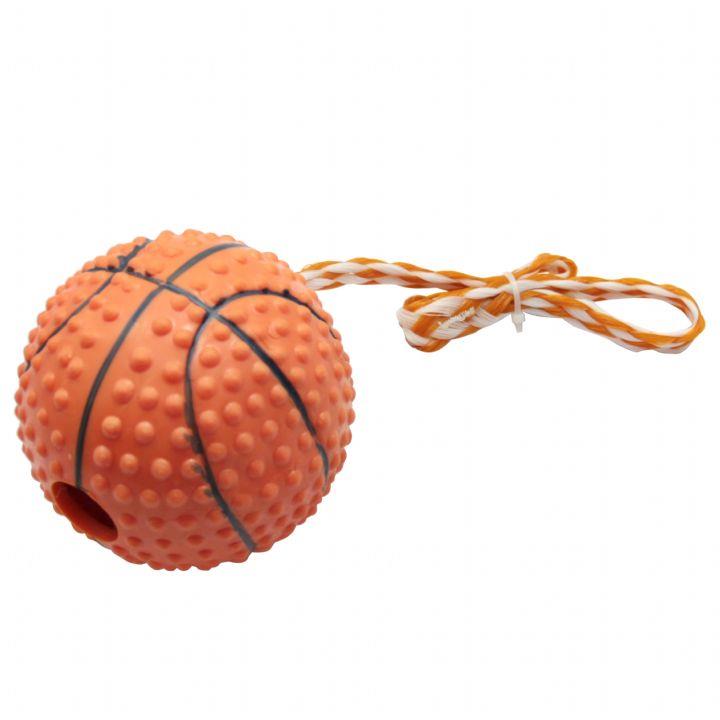 Nunbell İpli, Zilli Köpek Top Oyuncağı 10 cm