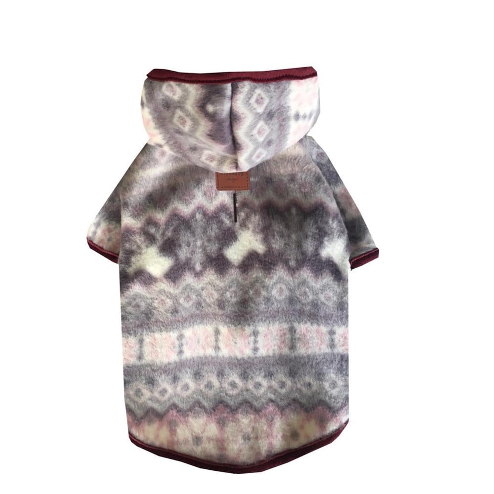 Alphadog Reindeer Grey Kapüşonlu Köpek Poları