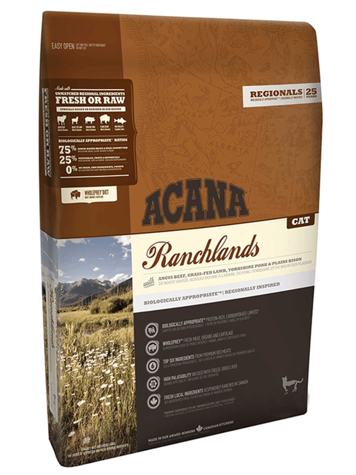 Acana Ranchlands 5,4 kg Sığır Etli Tahılsız Kedi Maması