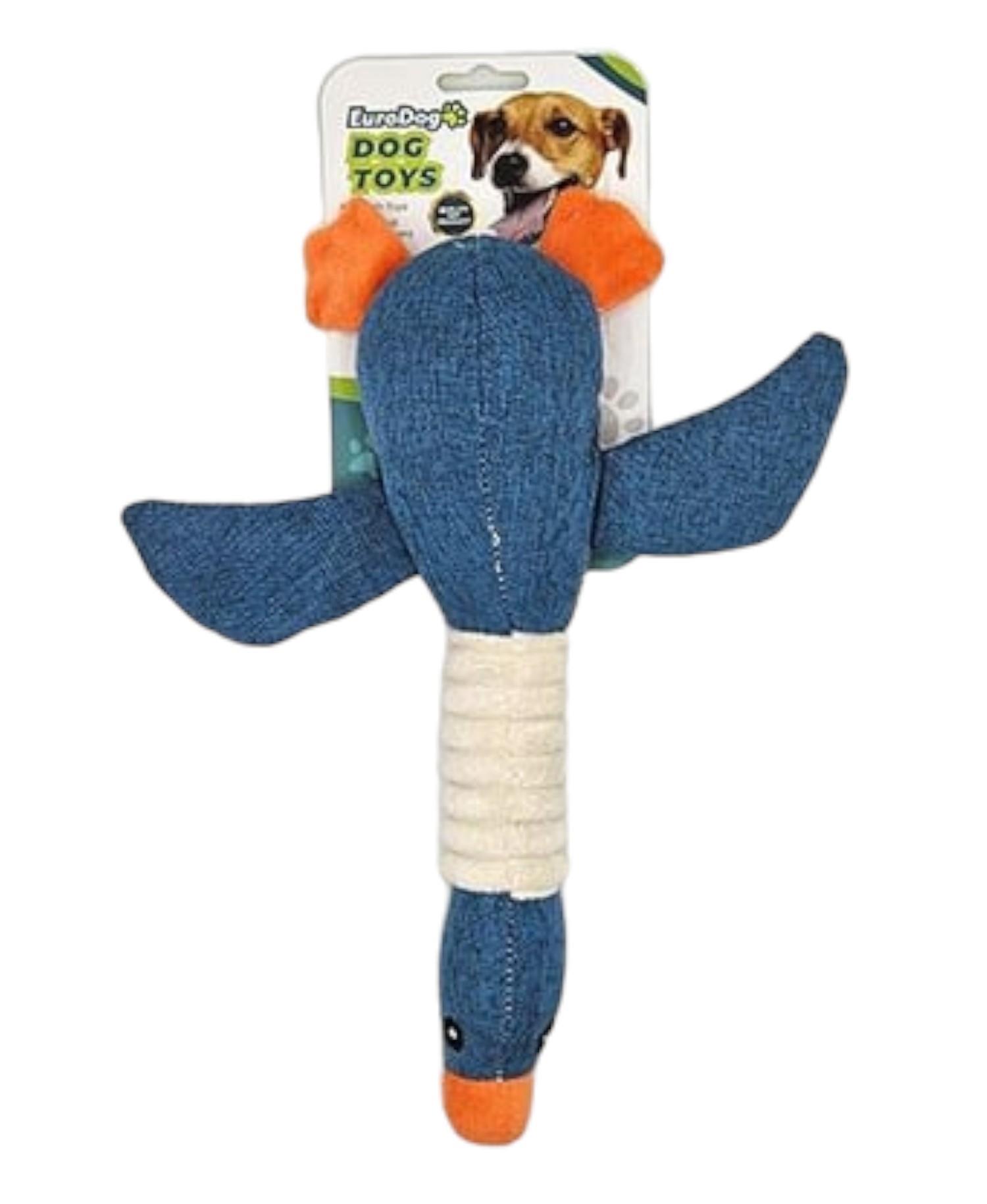 Eurodog Sesli Peluş Ördek Köpek Oyuncağı 30 cm