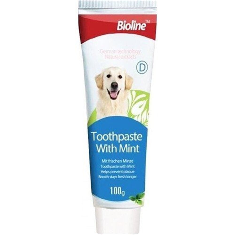 Bioline Köpekler için Nane Aromalı Diş Macunu 100 gr
