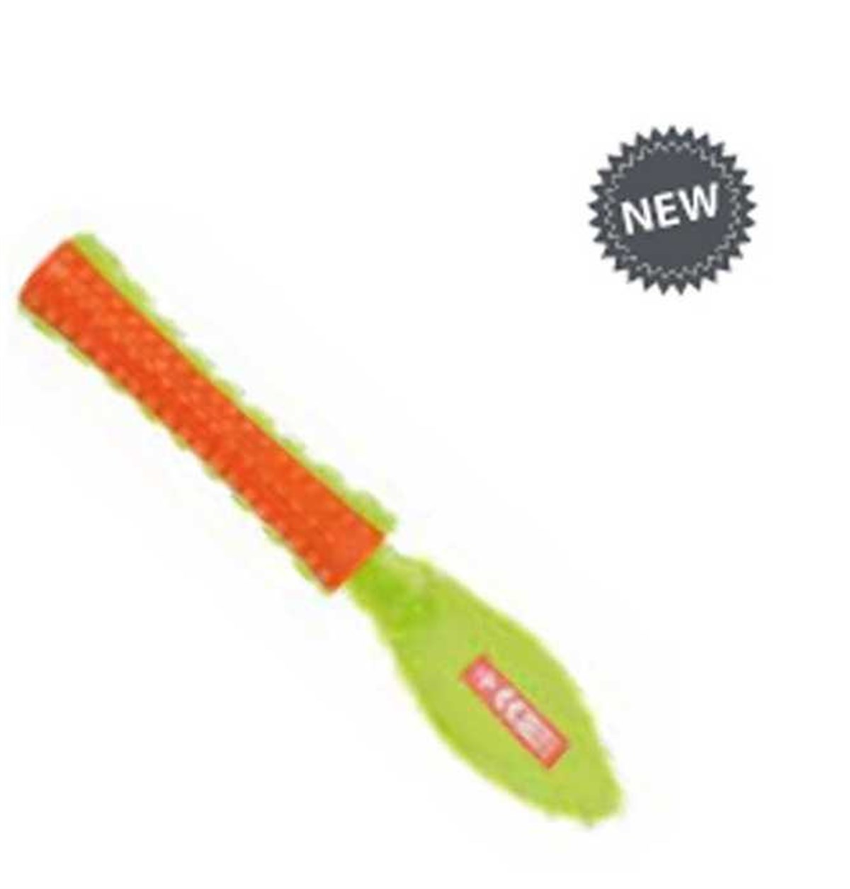 M-Pets Funsty Termoplastik Peluş Sesli Köpek Oyuncağı 40 Cm Turuncu Yeşil