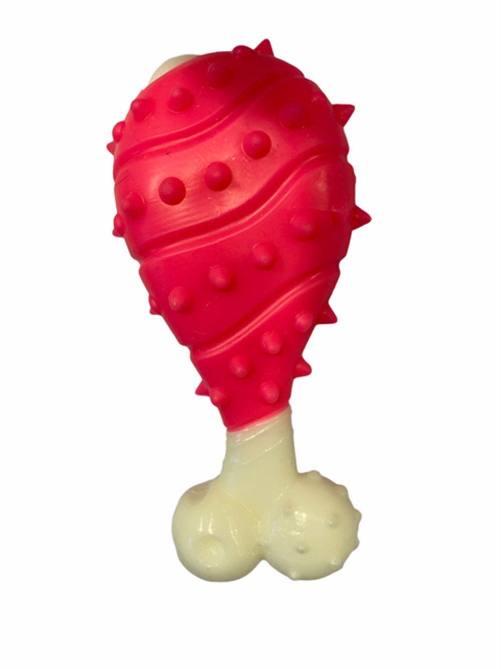 Termo-Plastik Köpek Oyuncağı But 12 cm Pembe