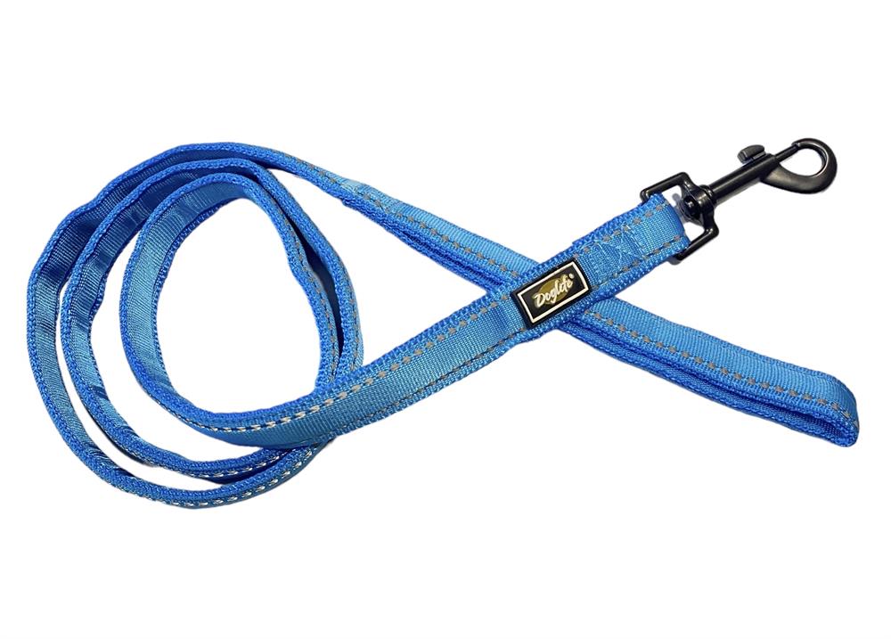 Blue Reflektörlü Köpek Gezdirme Tasması (2 cm x 120 cm)