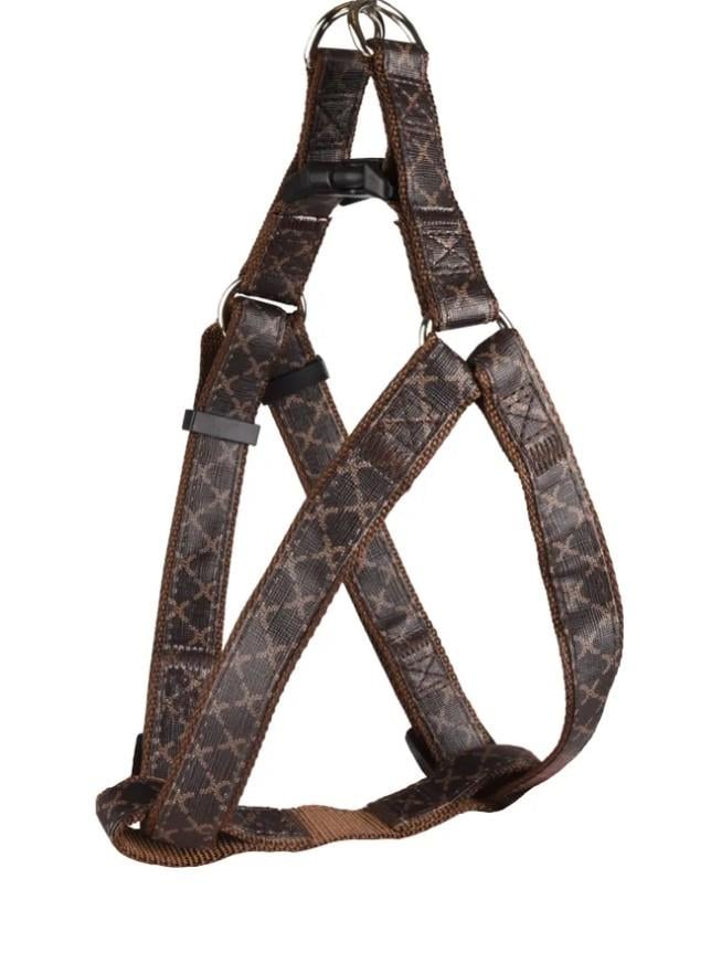 Flamingo Odin Step&Go Üçgen Köpek Göğüs Tasması, Göğüs: 45x60 cm Kahverengi