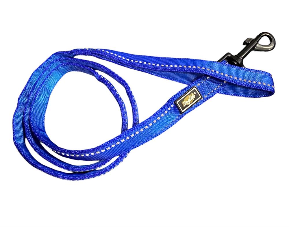 Sax Blue Reflektörlü Köpek Gezdirme Tasması (2 cm x 120 cm)
