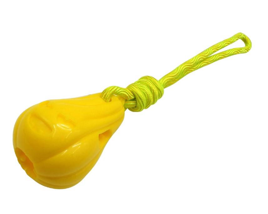 Gimdog Pumpkin TPR, Çekiştirmeli Köpek Oyuncağı Sarı 35 cm