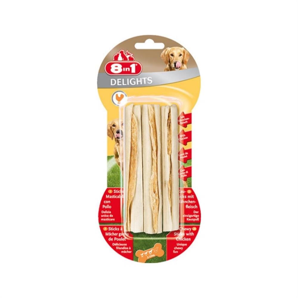 8 in 1 Delights Sticks Tavuklu Köpek Kemiği 75 g