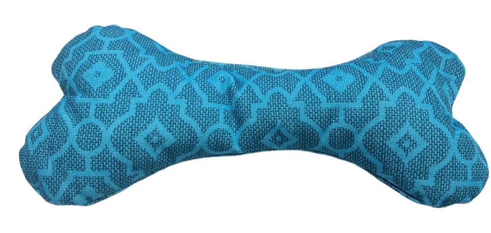 Turqouise Slim Bone Köpek Yastığı 30 cm x 13 cm