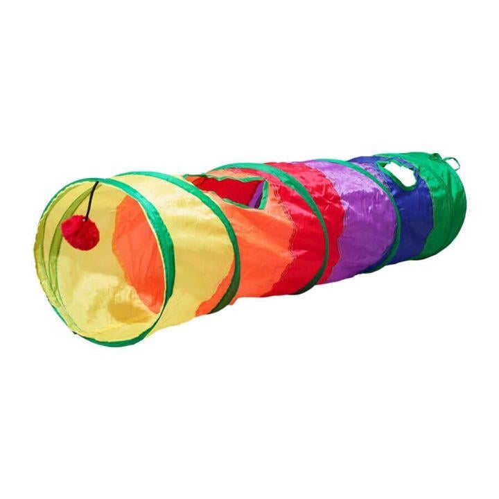 Nunbell Kedi Tüneli Kedi Oyuncağı120 cm, Çap: 25 cm