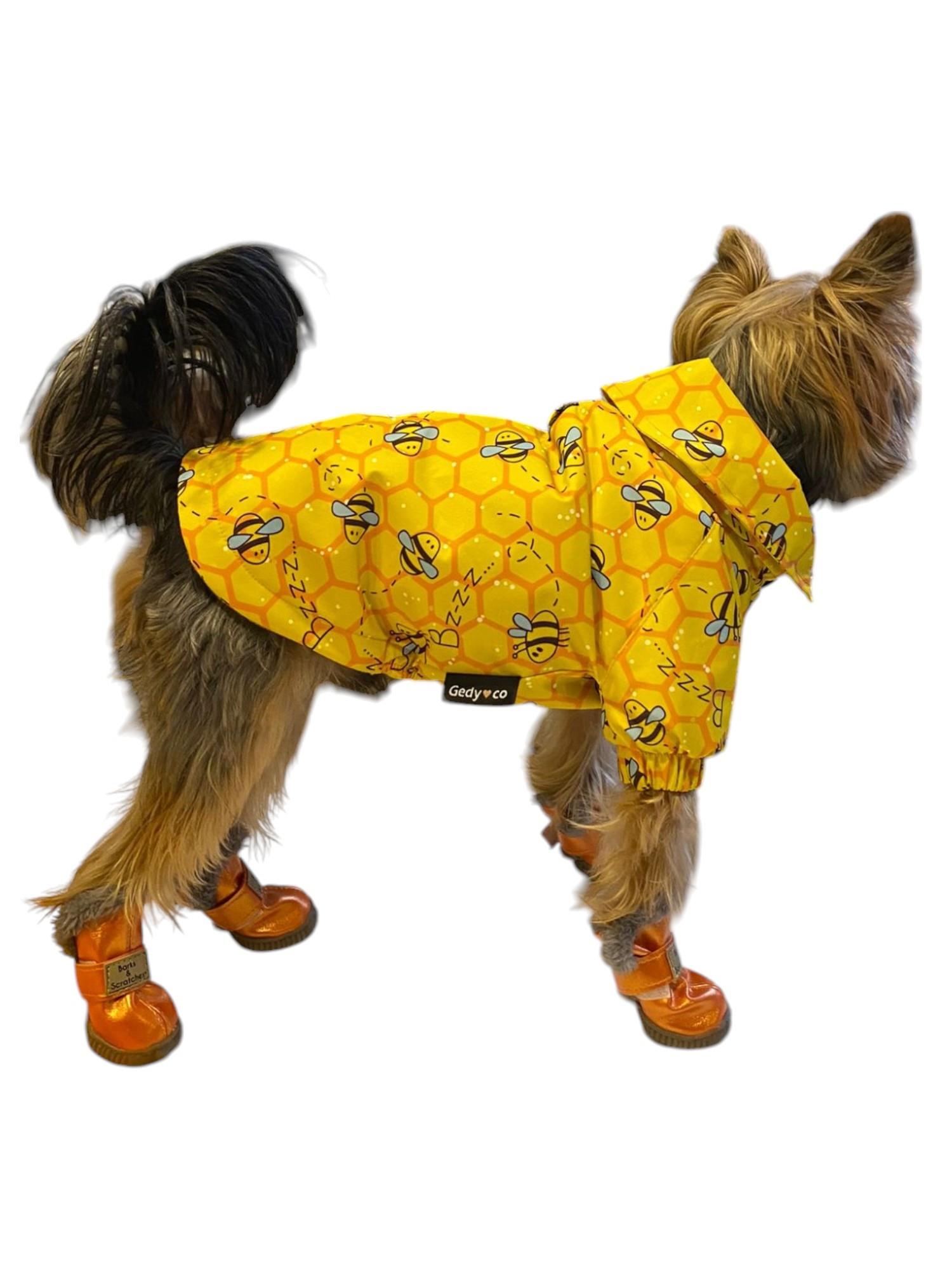 Gedyco Honeycomb Polarlı Küçük Irk Köpek Yağmurluğu