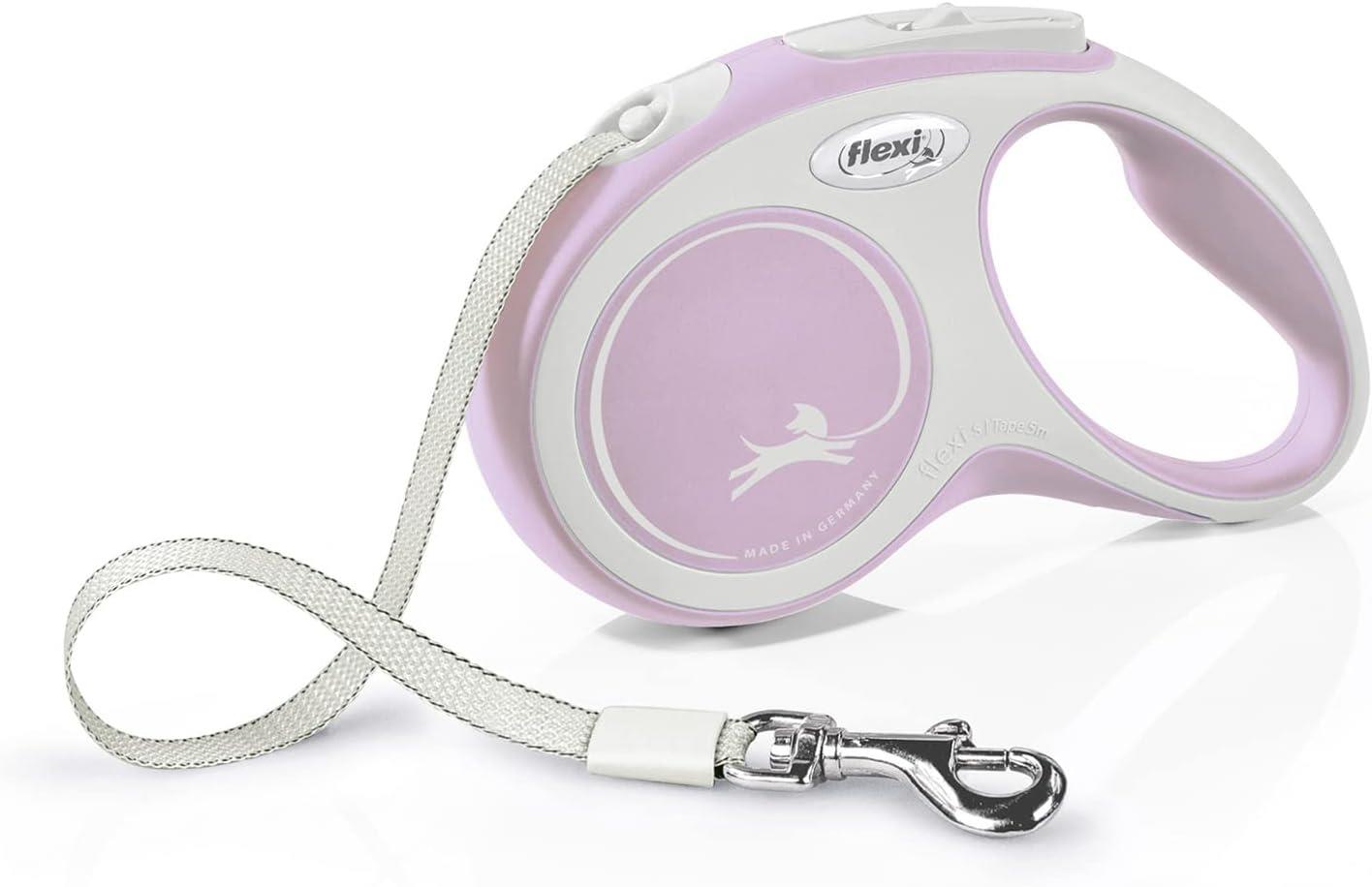 Flexi New Comfort Pembe S 5 m Otomatik Şerit Köpek Gezdirme Tasması