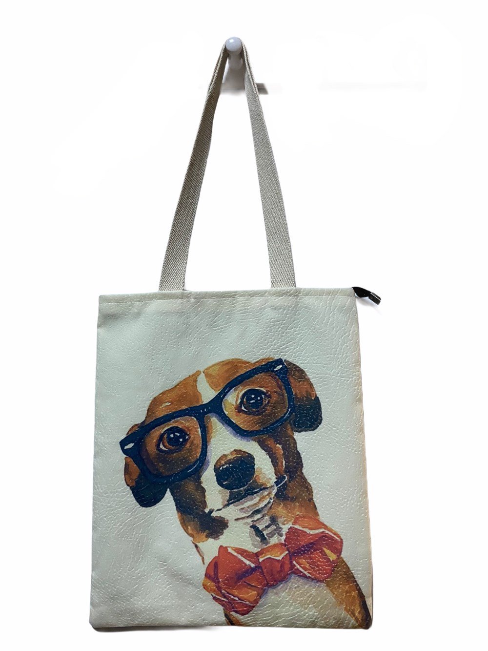 Filozof Köpek Tasarımlı Çanta 34 x 40 cm