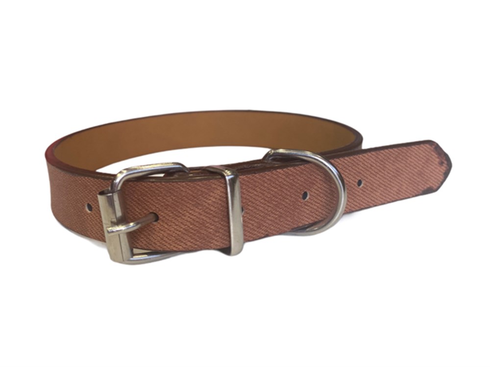 Doglife Taba Taşlanmış Deri Boyun Tasması 2 cm x 48 cm (Boyun: 32-42 cm)