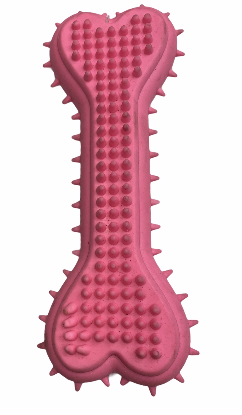Pembe Kauçuk Köpek Diş Kaşıma Oyuncağı 15 cm