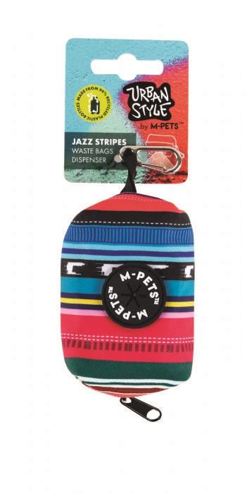 M-Pets Urban Style Jazz Stripes Kaka Poşeti Dispenserı