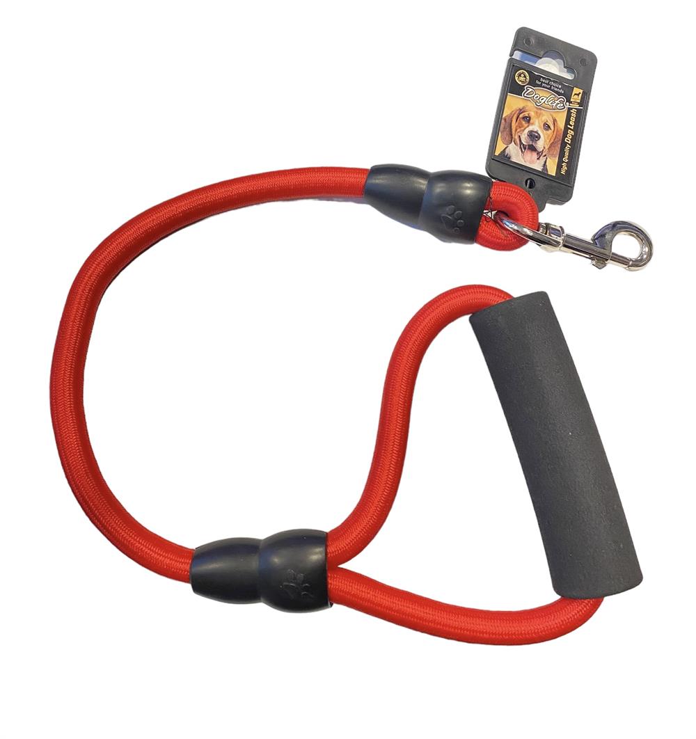 Doglife Traffic Kısa Halat Gezdirme Kayışı Kırmızı 14 mm x 60 cm