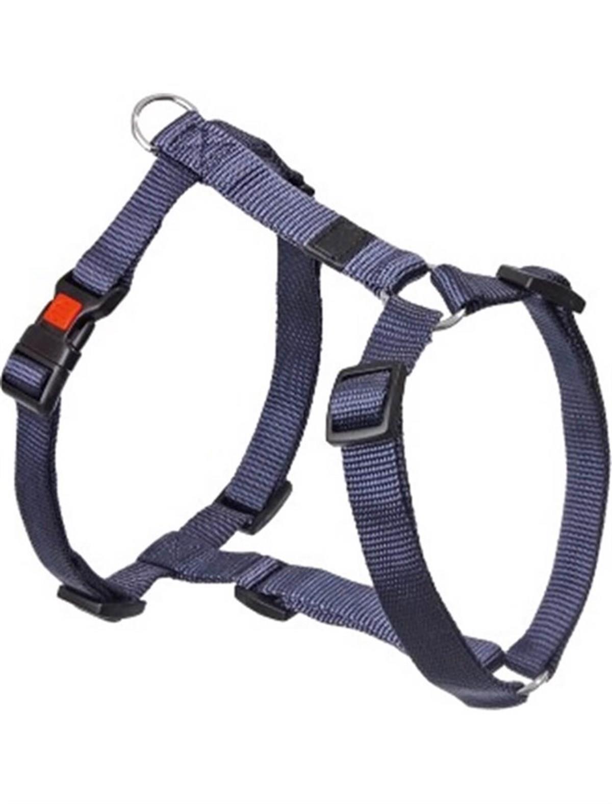 Flamingo Ziggi Köpek Göğüs Tasması, Göğüs: 30-45 cm Granit Mavi