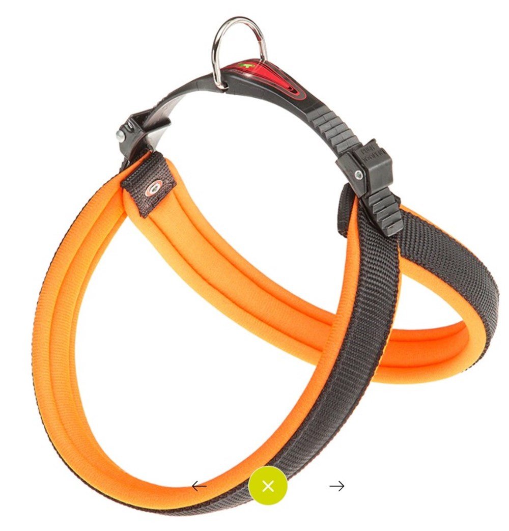 Ferplast Agila Fluo Orange Köpek Göğüs Tasması Göğüs: 44-52 cm